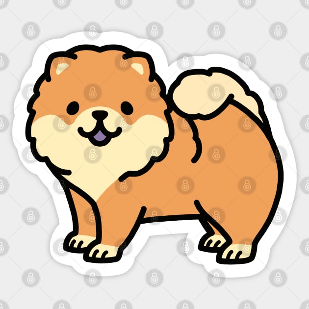 Chow Chow Sticker by littlemandyart